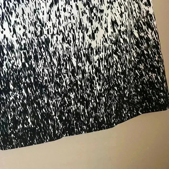 Mural Gray White Abstract Print Cape Blazer XS - Picture 10 of 13